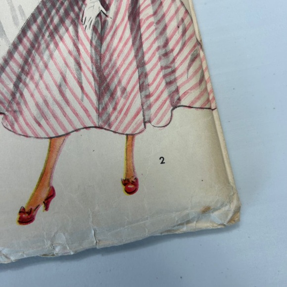 Simplicity Vintage 1953 Pattern #4187 Jr/Misses Dress With Jacket Size 11 HTF - Picture 4 of 7